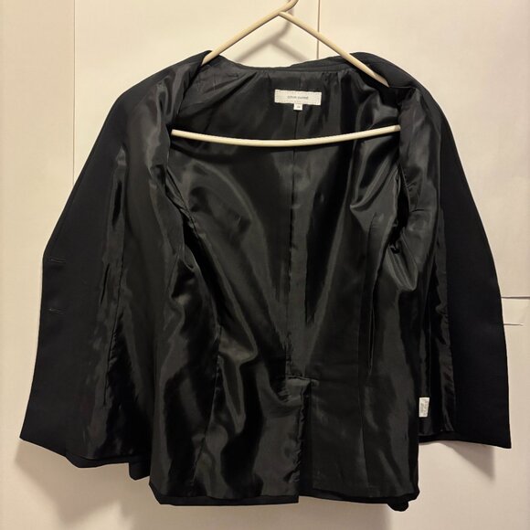 Cour Carre Women Wool Striped Suit Blazer Jacket - Picture 2 of 5